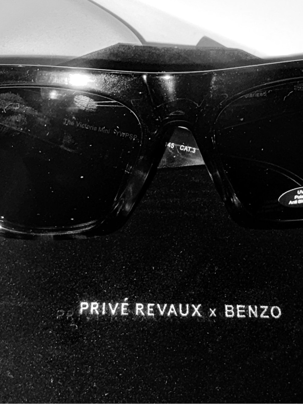 PRIVE REVAUX x BENZO Men’s Black Sunglasses